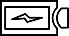 Battery Charging Outline Icon Svg Set, Free Vectors File